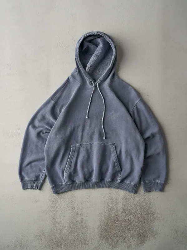 Vintage 90s Washed Blue Blank Eddie Bauer Hoodie (M/L) sold by Rebalance Vintage