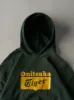 Vintage 90s RARE Forest Green Onitsuka Tiger Hoodie (L) sold by Rebalance Vintage
