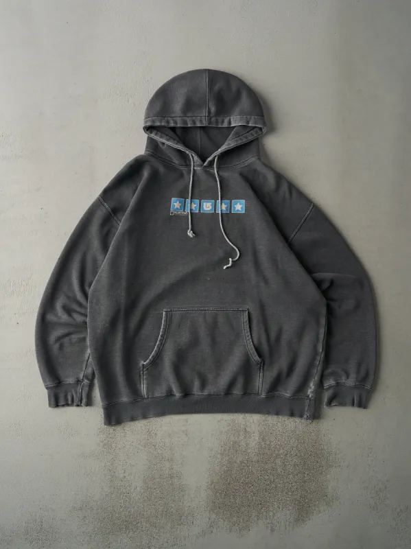 Vintage 90s Washed Grey Burton Snowboards Hoodie (L/XL) sold by Rebalance Vintage