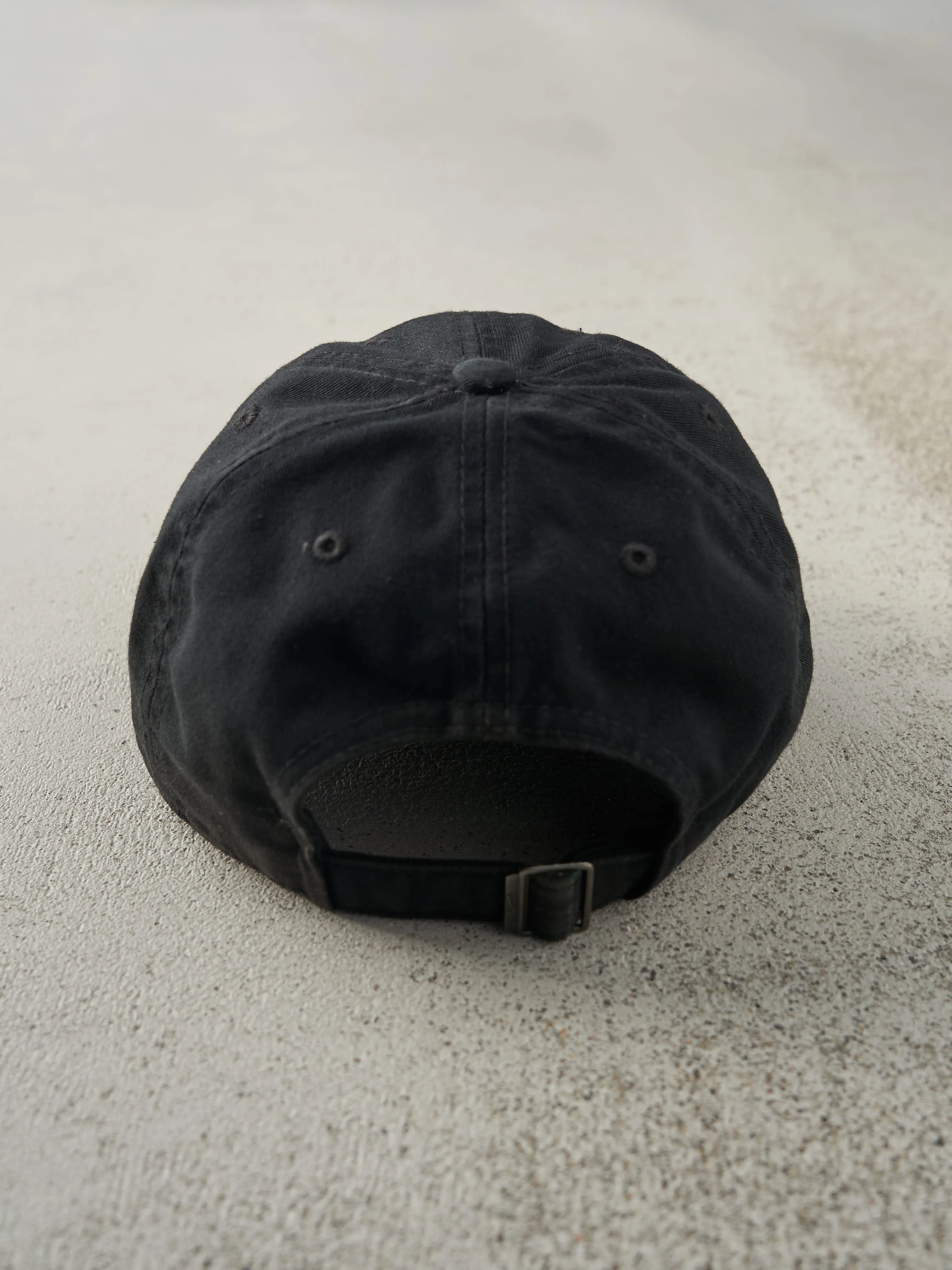 Vintage Y2K Black Embroidered Nike Strap Back Hat sold by Rebalance Vintage product image thumbnail 3