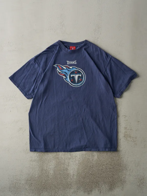 Vintage Y2K Navy Blue Tennessee Titans Tee (L/XL) sold by Rebalance Vintage