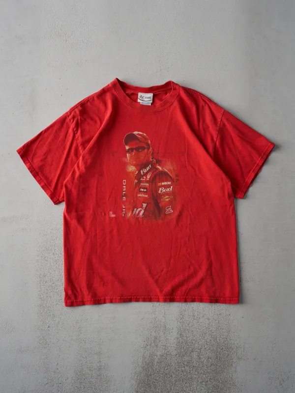 Vintage Y2K Red Dale Jr Budweiser Racing Tee (M) sold by Rebalance Vintage
