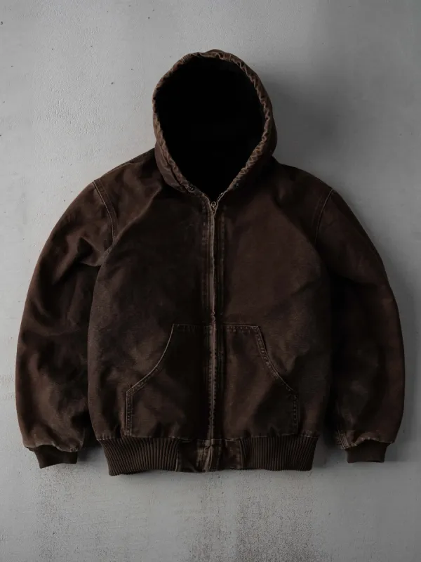 Vintage 90s Washed Brown Carhartt Jacket (M) sold by Rebalance Vintage