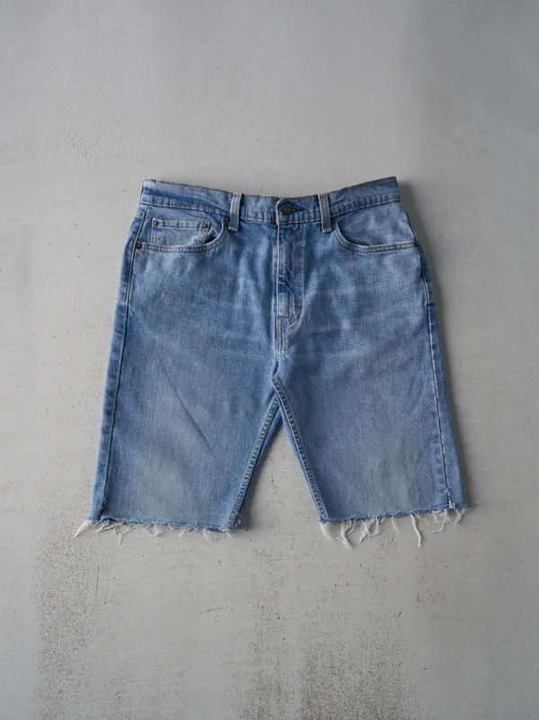 Vintage Y2K Mid Wash Levi's 505 Cut Off Denim Shorts (34x10) sold by Rebalance Vintage