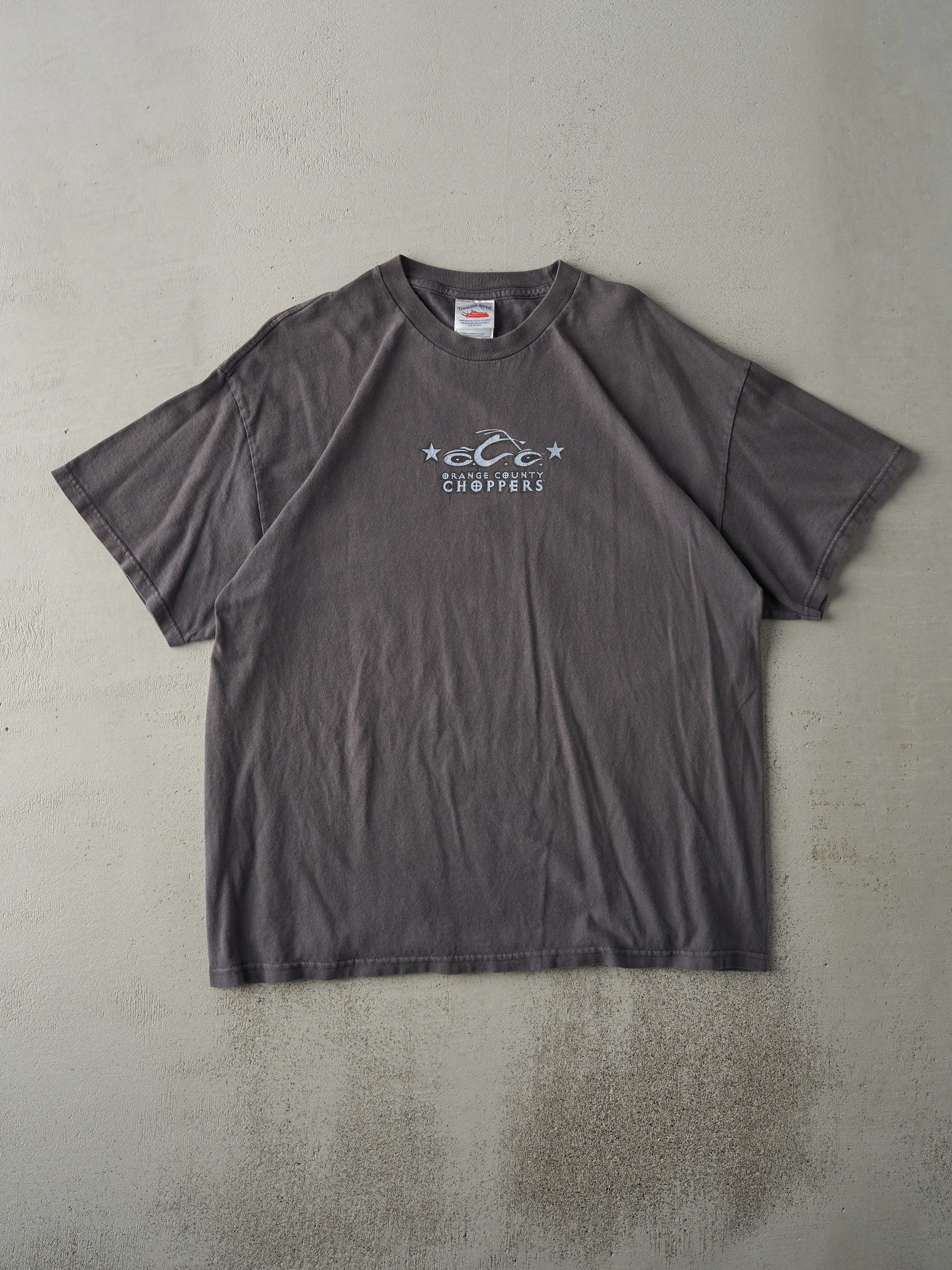 Vintage Y2K Grey Orange County Choppers Tee (M) sold by Rebalance Vintage product image thumbnail 2