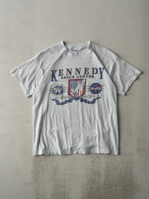 Vintage Y2K Heather Grey Kennedy Space Center Tee (M) sold by Rebalance Vintage