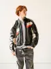 Vintage 90s Black and White Joe Rocket Leather Biker Jacket (S/M) sold by Rebalance Vintage