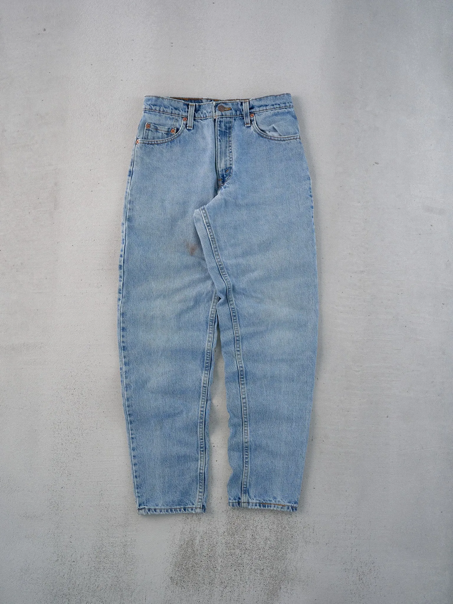 Vintage 90s Light Blue Levi's 550 Denim Jeans (28x30) sold by Rebalance Vintage