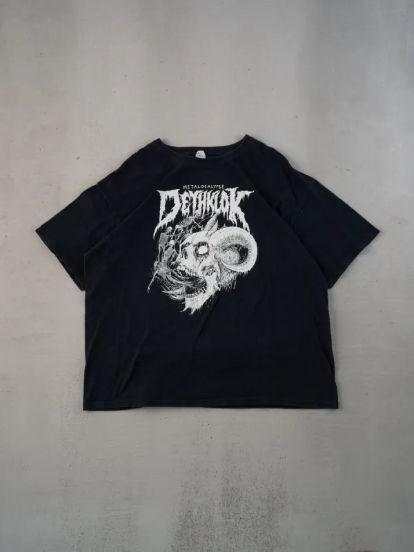 Vintage Y2k Black "Meta Localypse" Dethklok Band Graphic Tee (L) sold by Rebalance Vintage