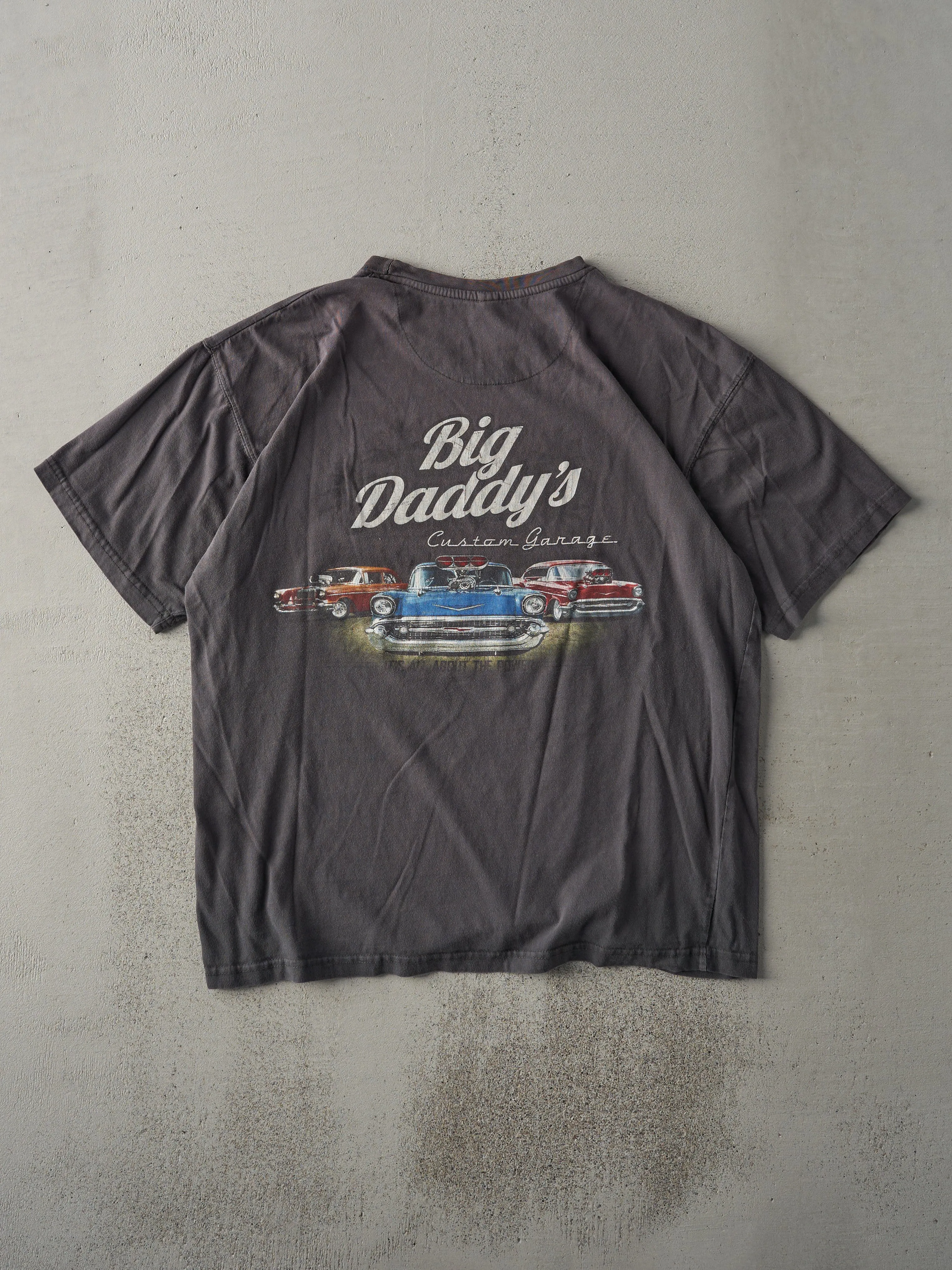Vintage Y2K Charcoal Grey Big Daddy's Tee (M/L) sold by Rebalance Vintage