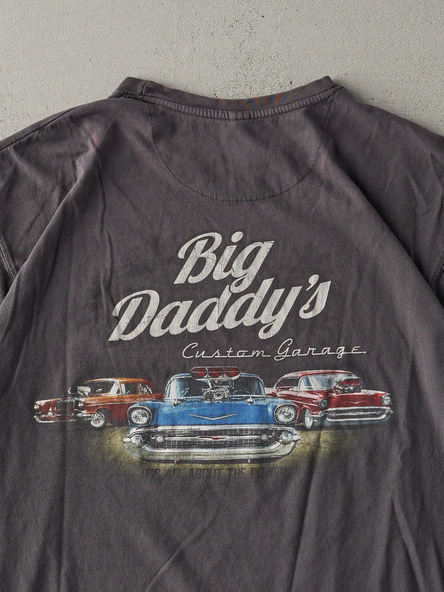 Vintage Y2K Charcoal Grey Big Daddy's Tee (M/L) sold by Rebalance Vintage product image thumbnail 4