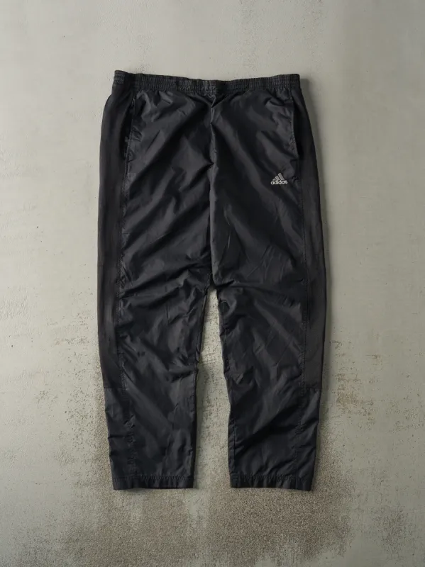 Vintage Y2K Black Adidas Embroidered Logo Track Pants (38x31) sold by Rebalance Vintage