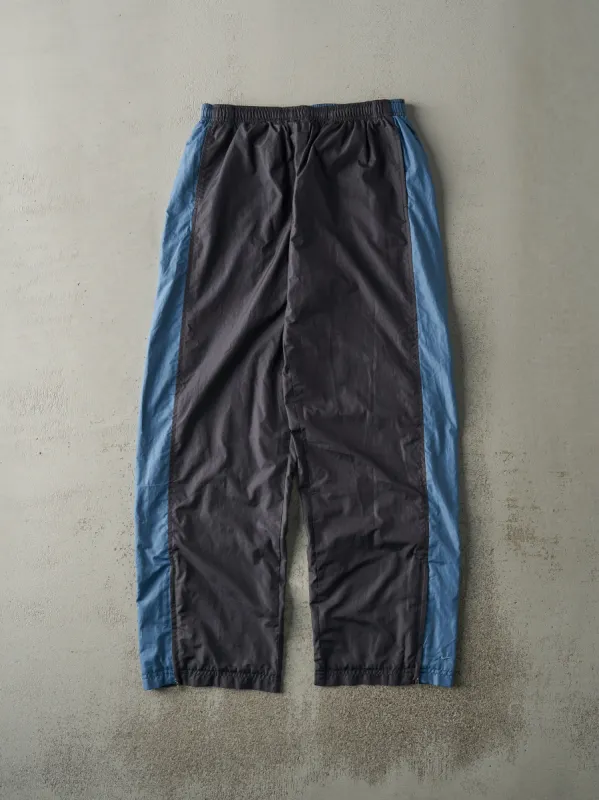 Vintage Y2K Slate Blue & Grey Embroidered Nike Swoosh Track Pants (29x30.5) sold by Rebalance Vintage
