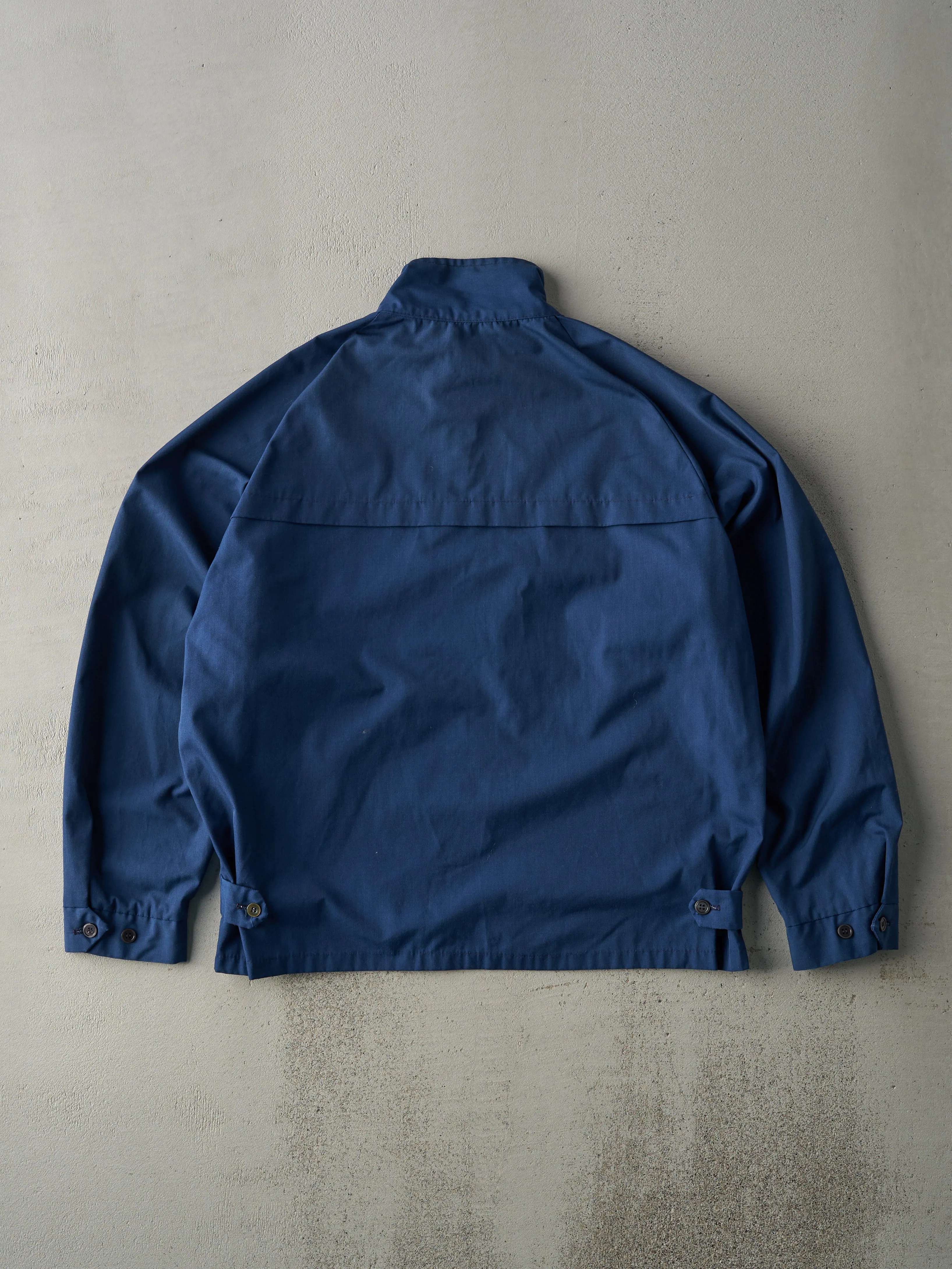 Vintage 80s Navy Blue Jockey Trophy Harrington Jacket (L) sold by Rebalance Vintage product image thumbnail 2