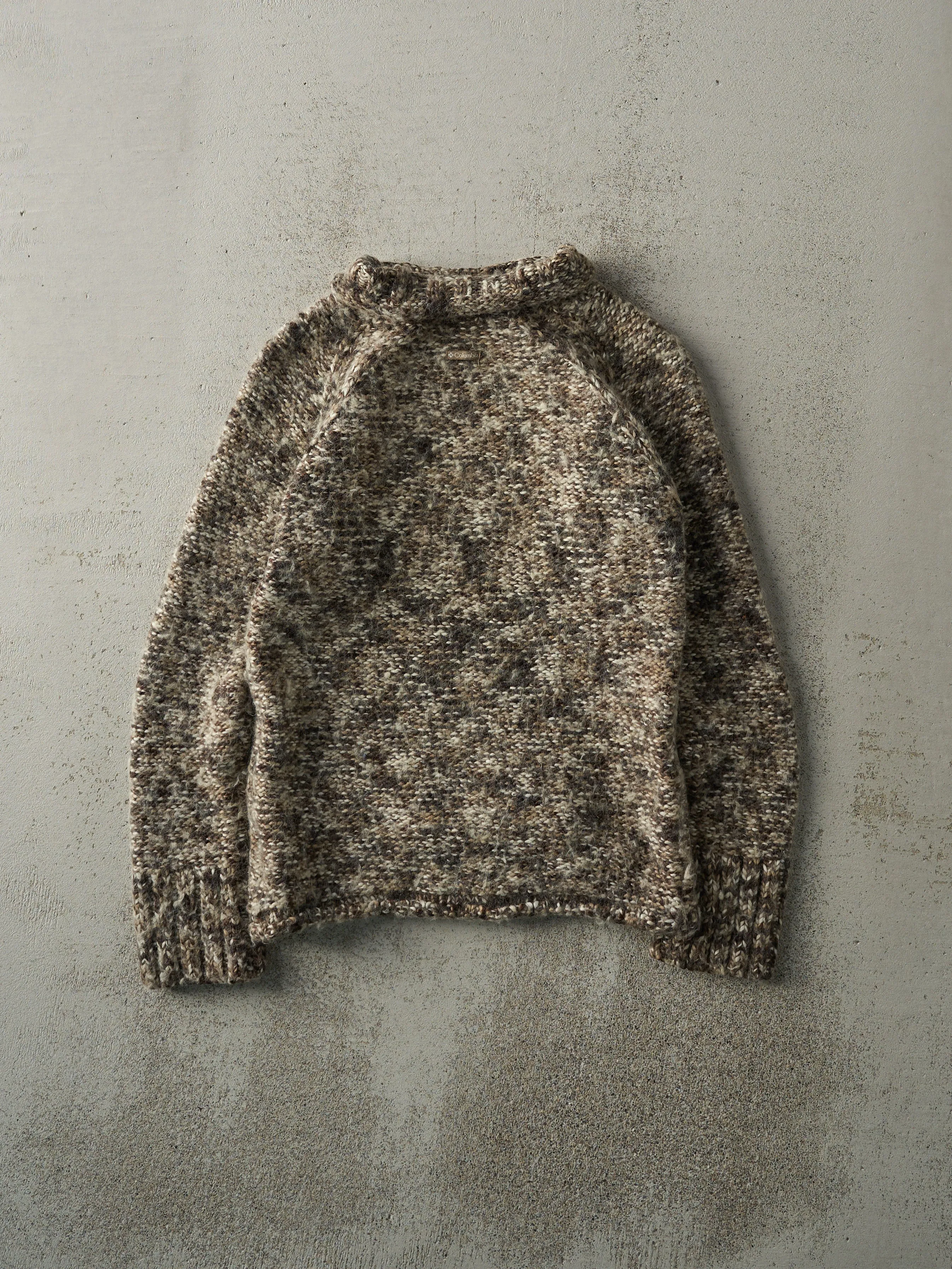 Vintage Y2K Brown Knit Turtleneck (XS) sold by Rebalance Vintage product image thumbnail 2