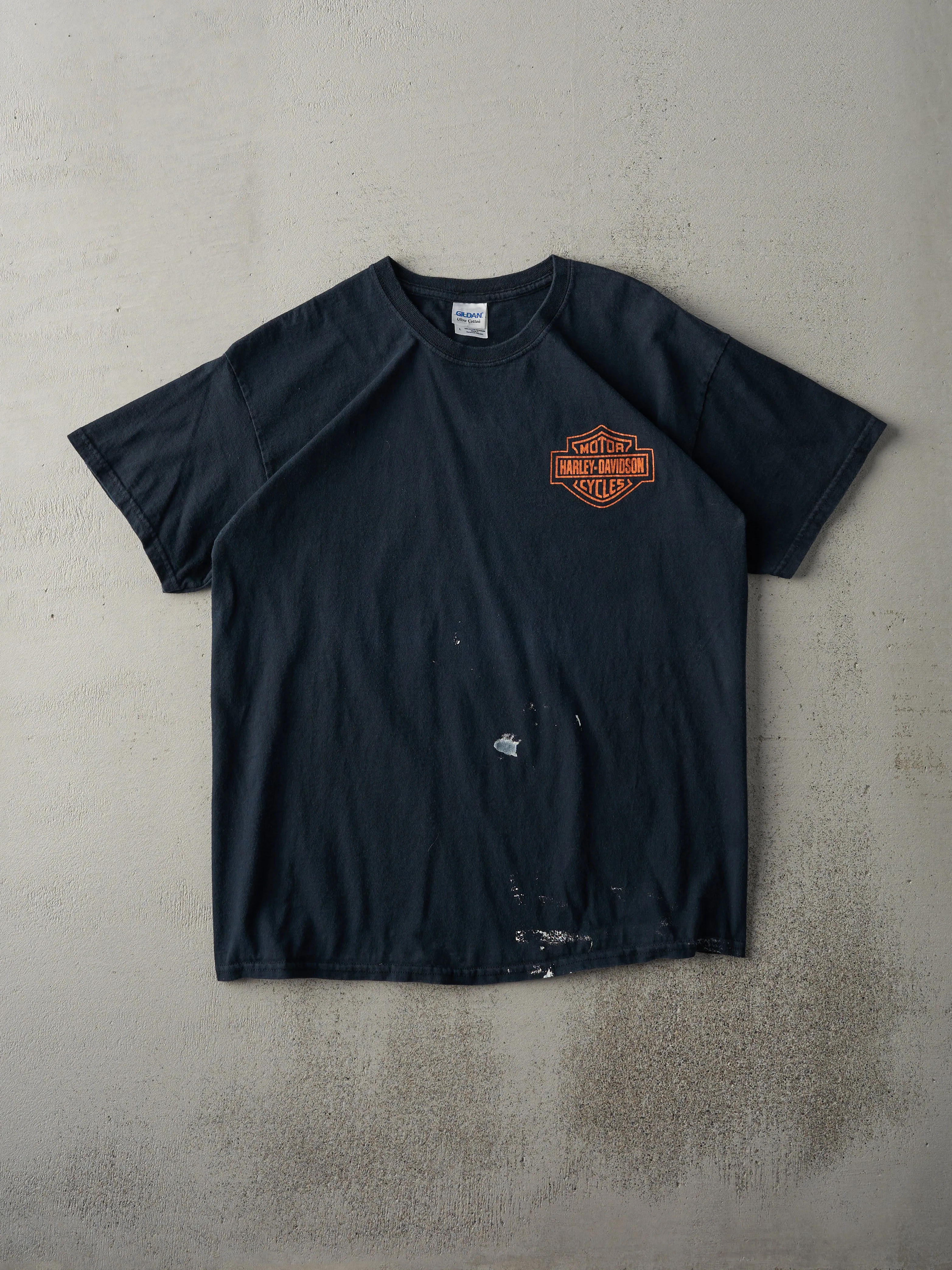 Vintage Y2K Black Bootleg Harley Davidson Tee (M) sold by Rebalance Vintage product image thumbnail 2