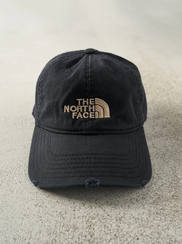 Vintage Y2K Black The North Face Embroidered Strap Back Hat sold by Rebalance Vintage