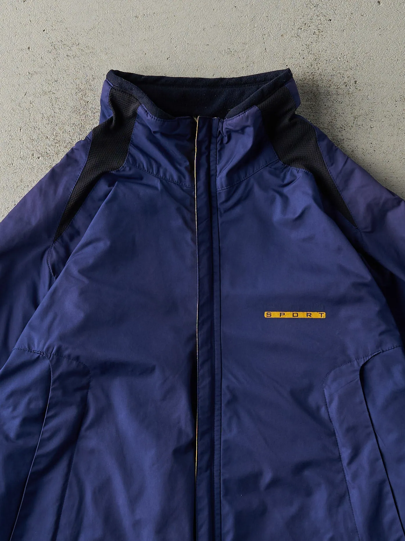 Vintage Y2K Navy Blue Polo Sport Ralph Lauren Windbreaker Jacket (M) sold by Rebalance Vintage product image thumbnail 2