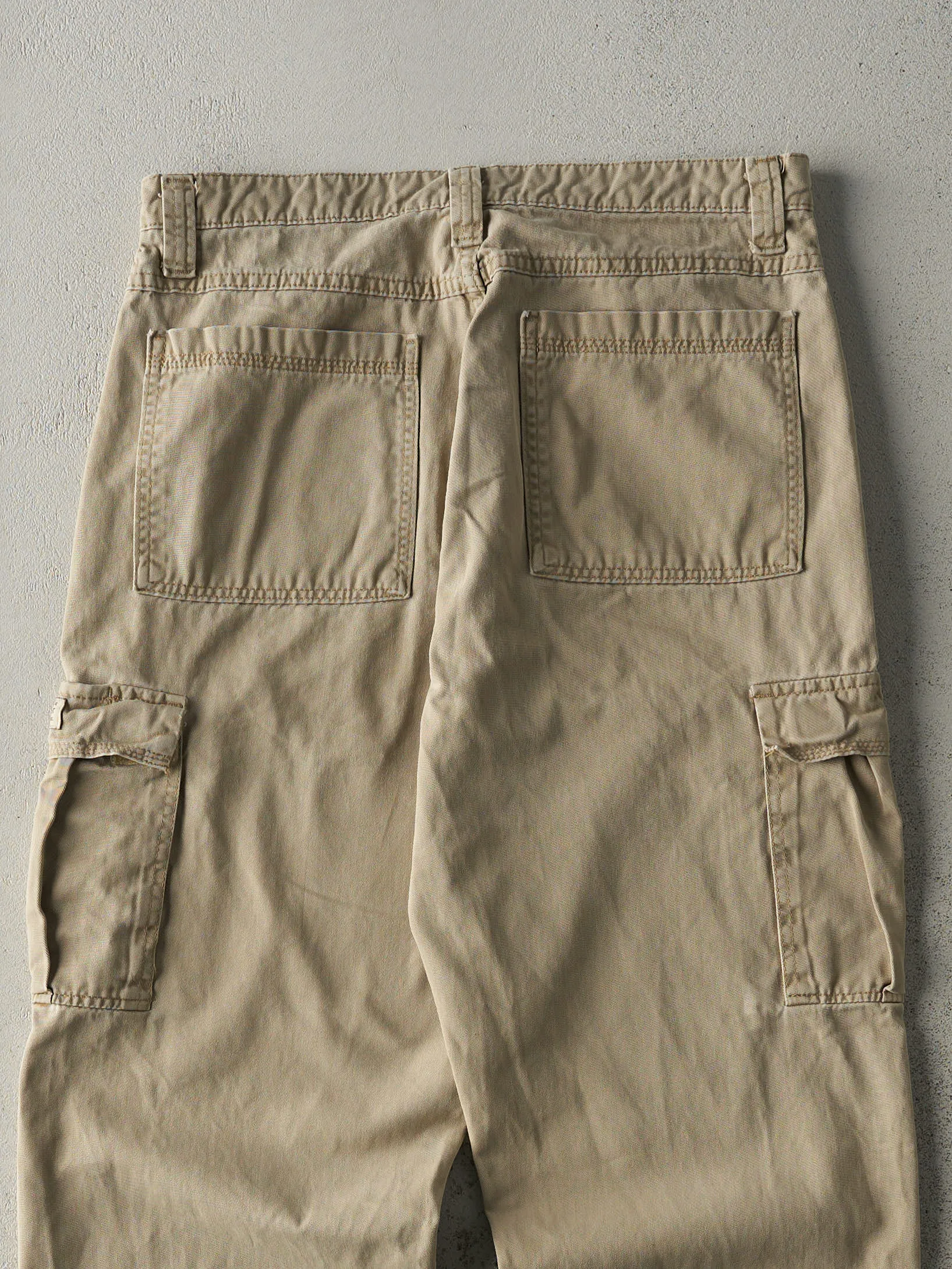 Vintage 90s Beige Wrangler Cargo Pants (32x32.5) sold by Rebalance Vintage product image thumbnail 4