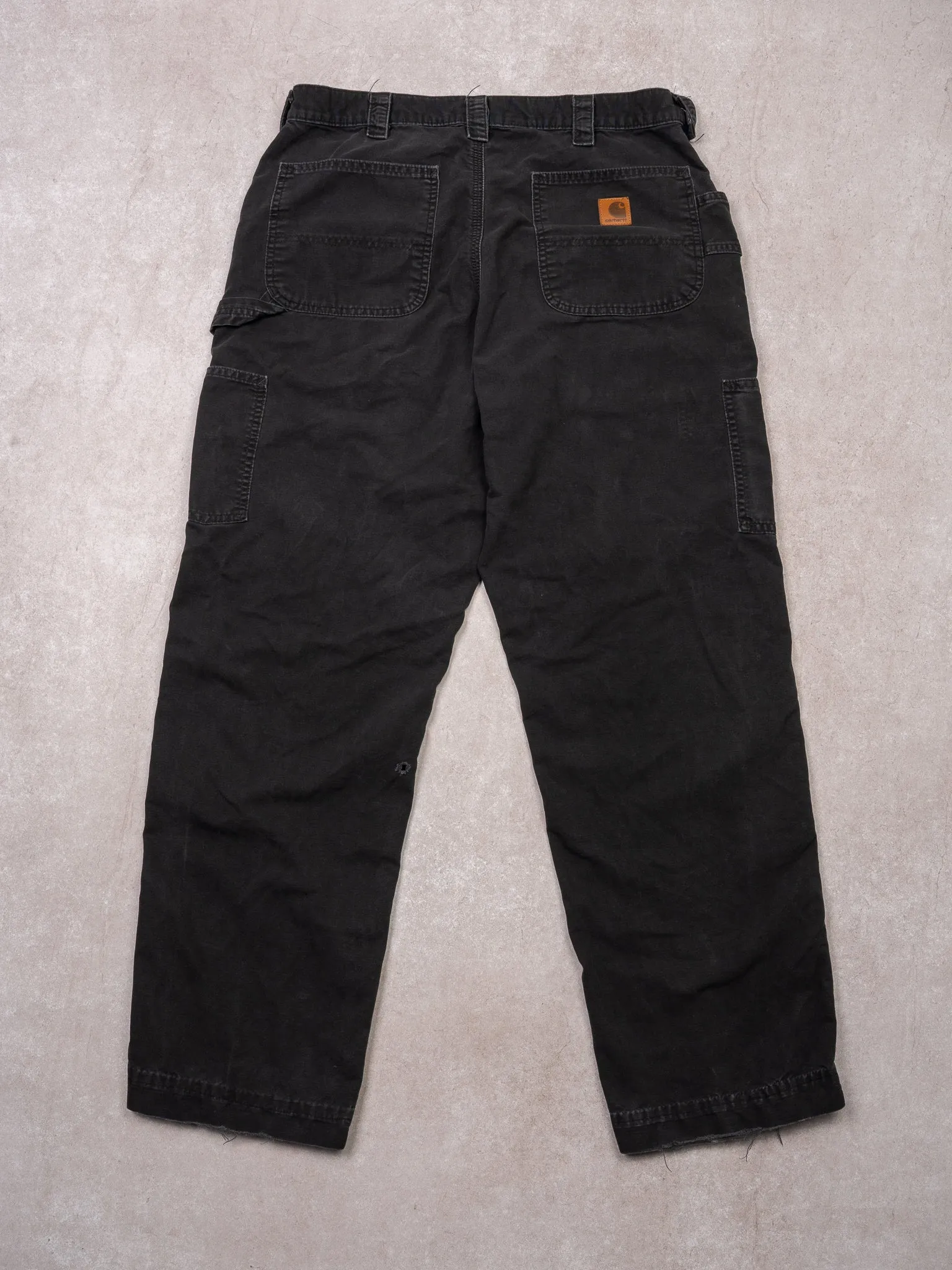 Vintage Black Carhartt Original Dugeree Cargo Pants (34X30) sold by Rebalance Vintage product image thumbnail 4