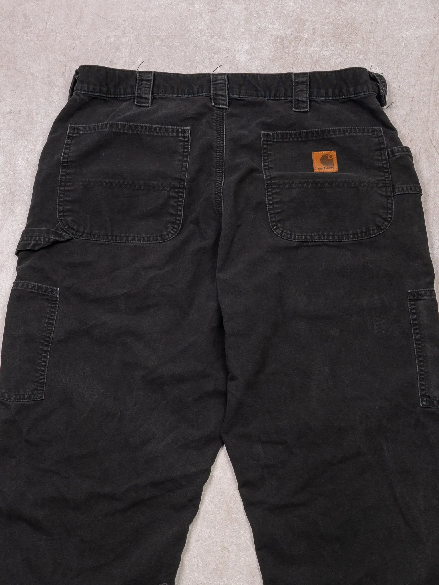 Vintage Black Carhartt Original Dugeree Cargo Pants (34X30) sold by Rebalance Vintage product image thumbnail 3