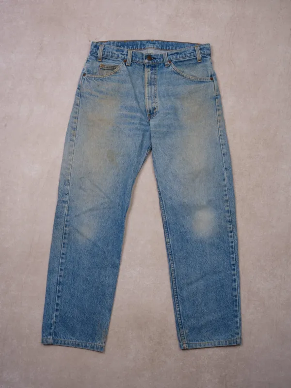 Vintage 70s Light Wash Levi's Original Fit Denim Jeans (32x28) sold by Rebalance Vintage