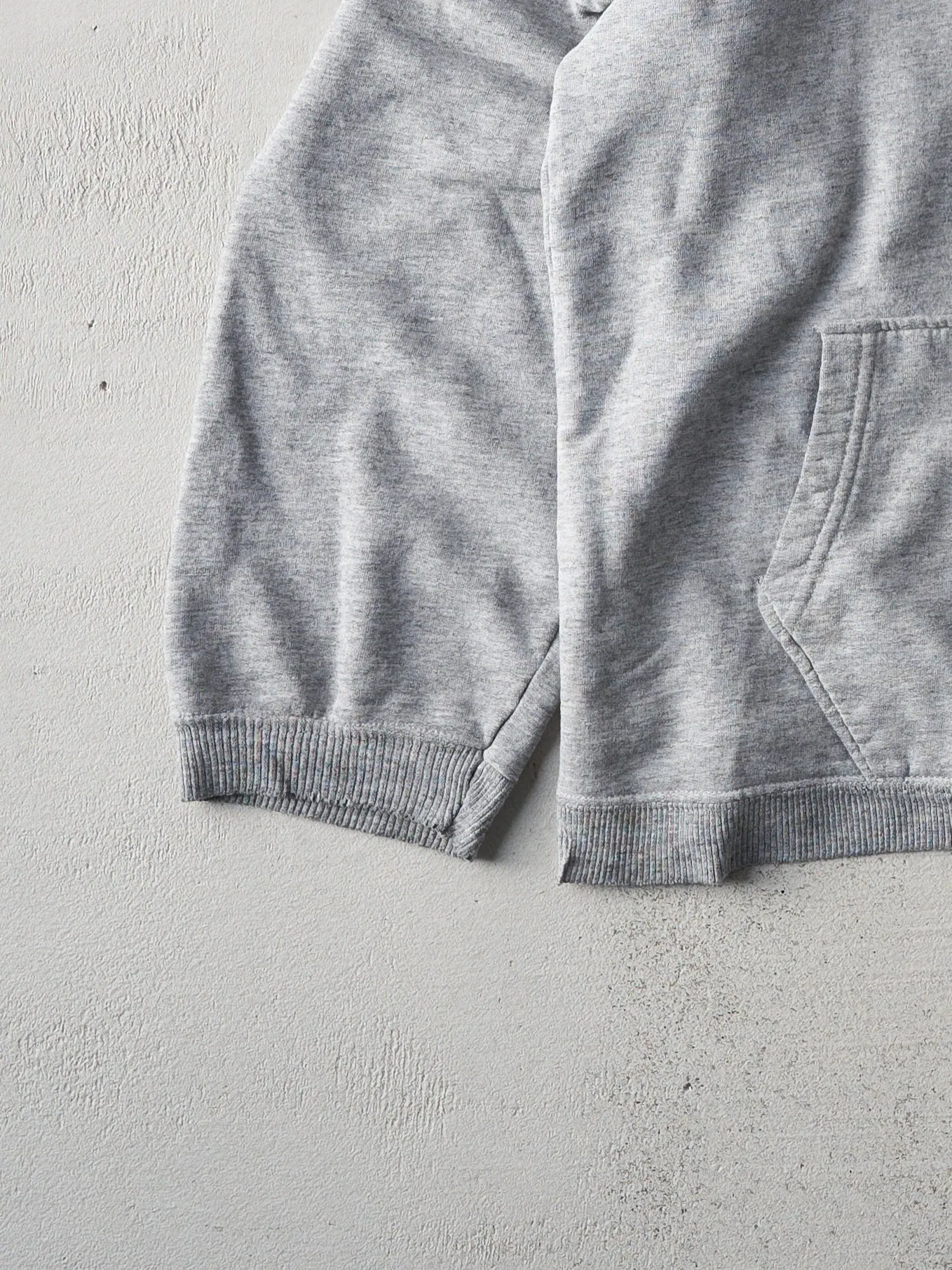 Vintage 90s Grey BUM Athletics Boxy Hoodie (L) sold by Rebalance Vintage product image thumbnail 3