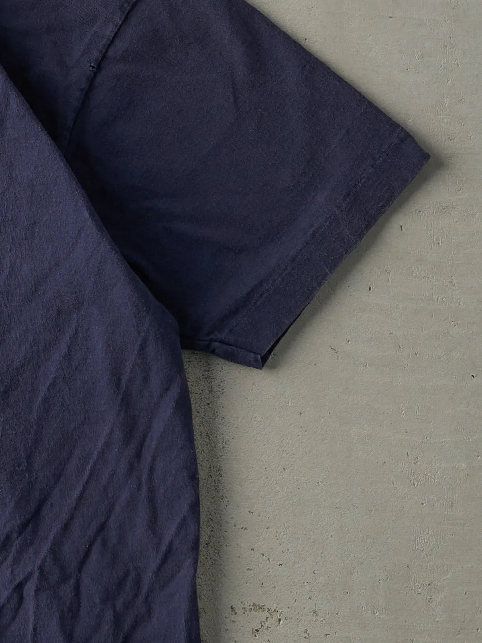 Vintage 90s Navy Blue "If I Throw A Stick" Tee (M) sold by Rebalance Vintage product image thumbnail 3