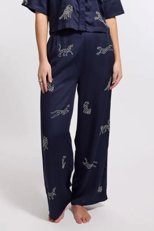 Loungewear Pants - Midnight Jubilee (Navy) sold by Sani