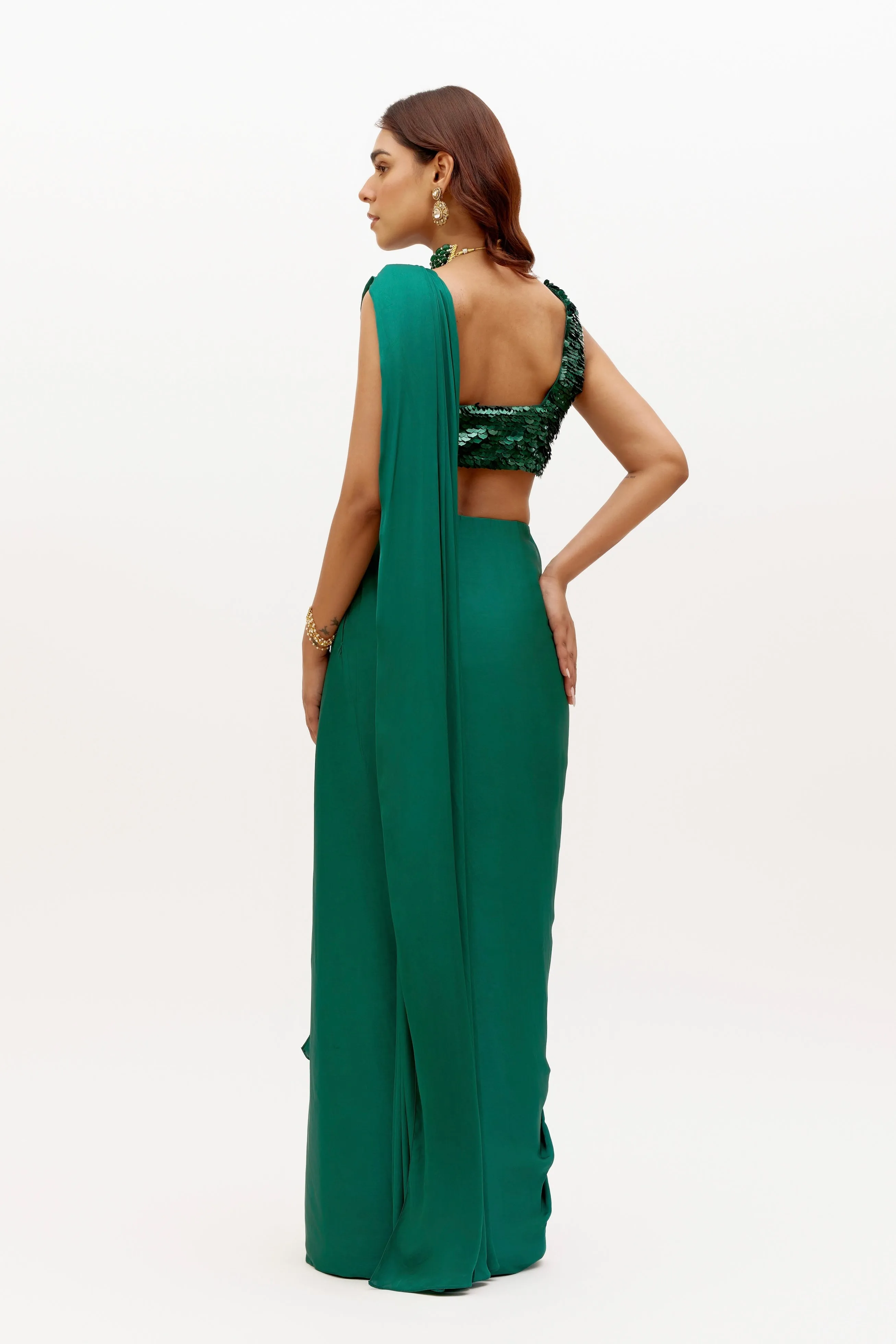 Raya Drape Saree sold by Sani product image thumbnail 3