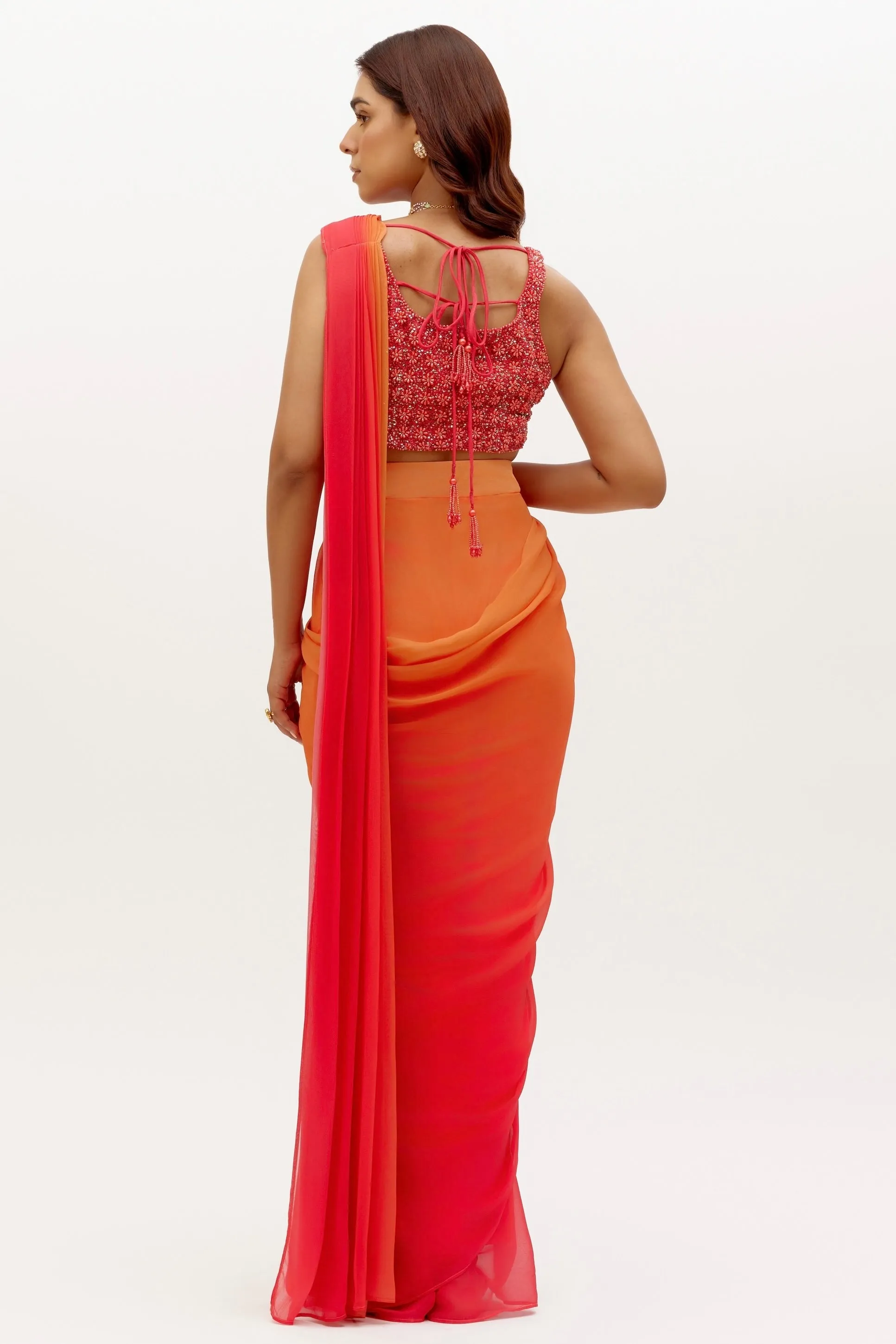Mirai Drape Saree sold by Sani product image thumbnail 5