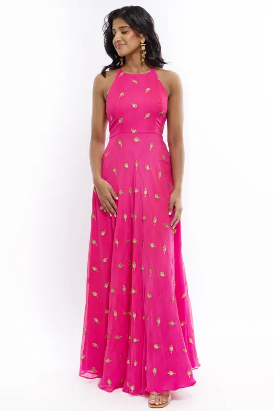 Nila Anarkali made by Sani