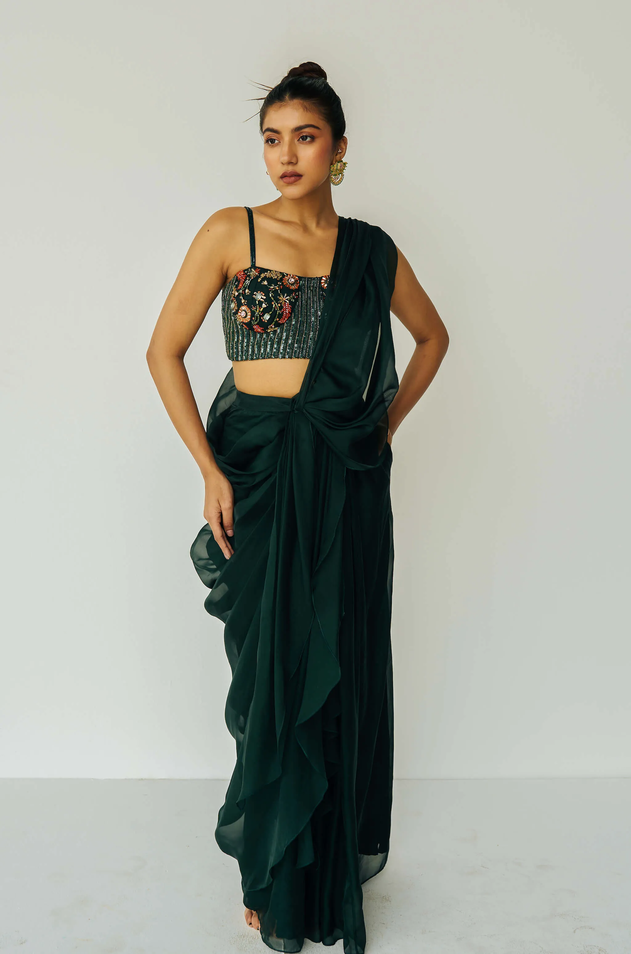 Adya Drape Saree 🐆 sold by Sani product image thumbnail 2