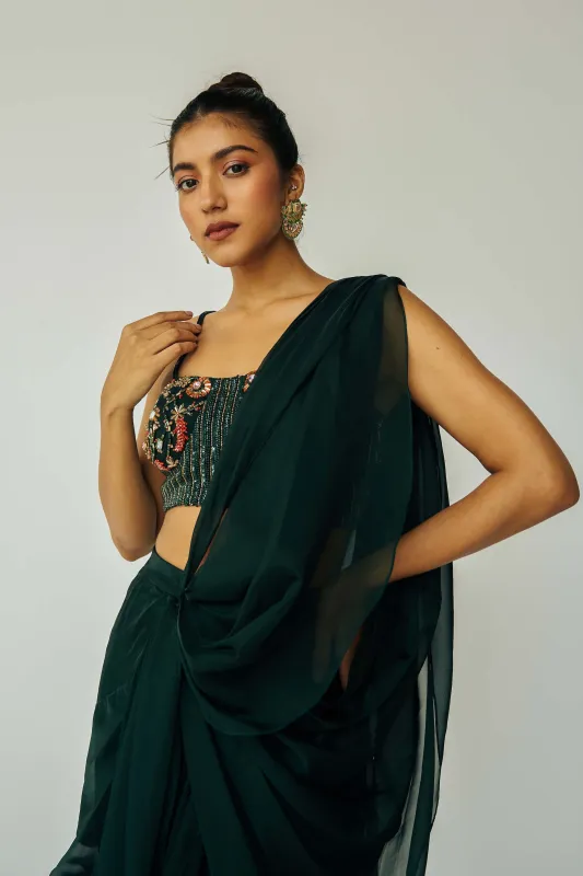Adya Drape Saree 🐆 made by Sani