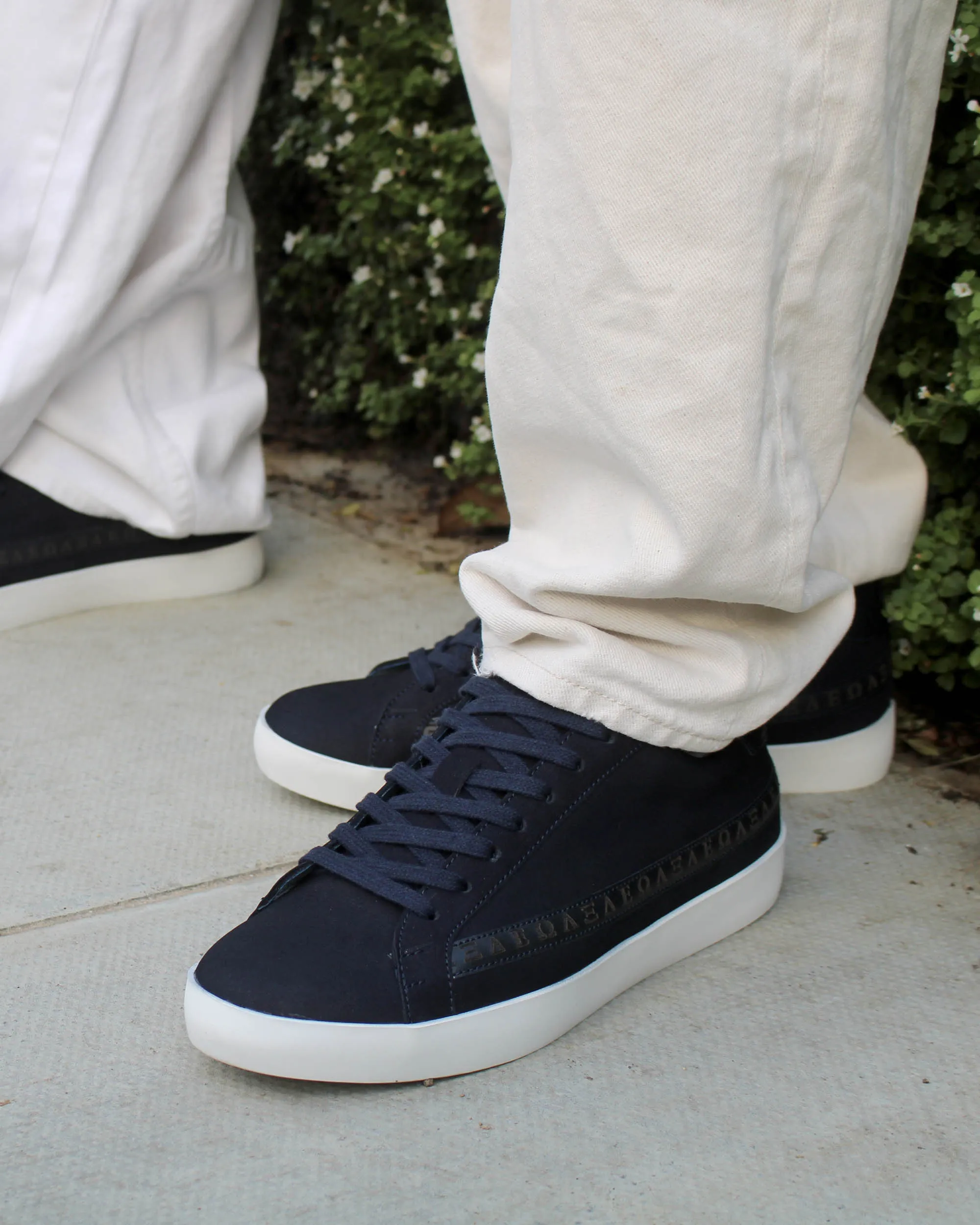Olympus Low Top Sneakers - Midnight Blue Nubuck Leather sold by SANS MATIN product image thumbnail 2