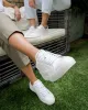 Olympus Low Top Sneakers - White Leather sold by SANS MATIN