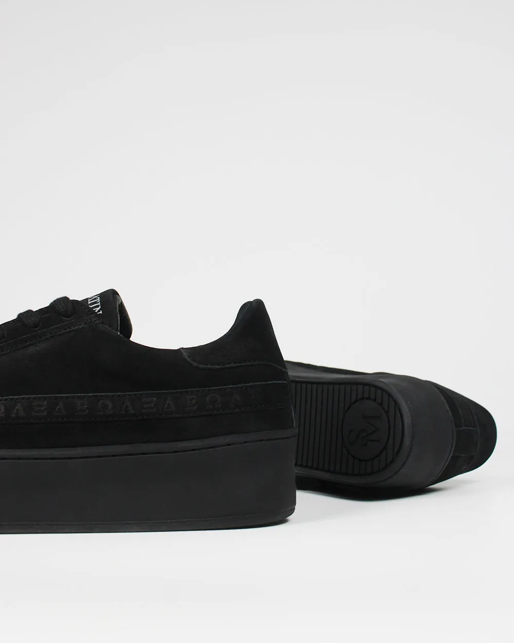 Gaia Platform Sneakers - Black Nubuck Leather sold by SANS MATIN product image thumbnail 2