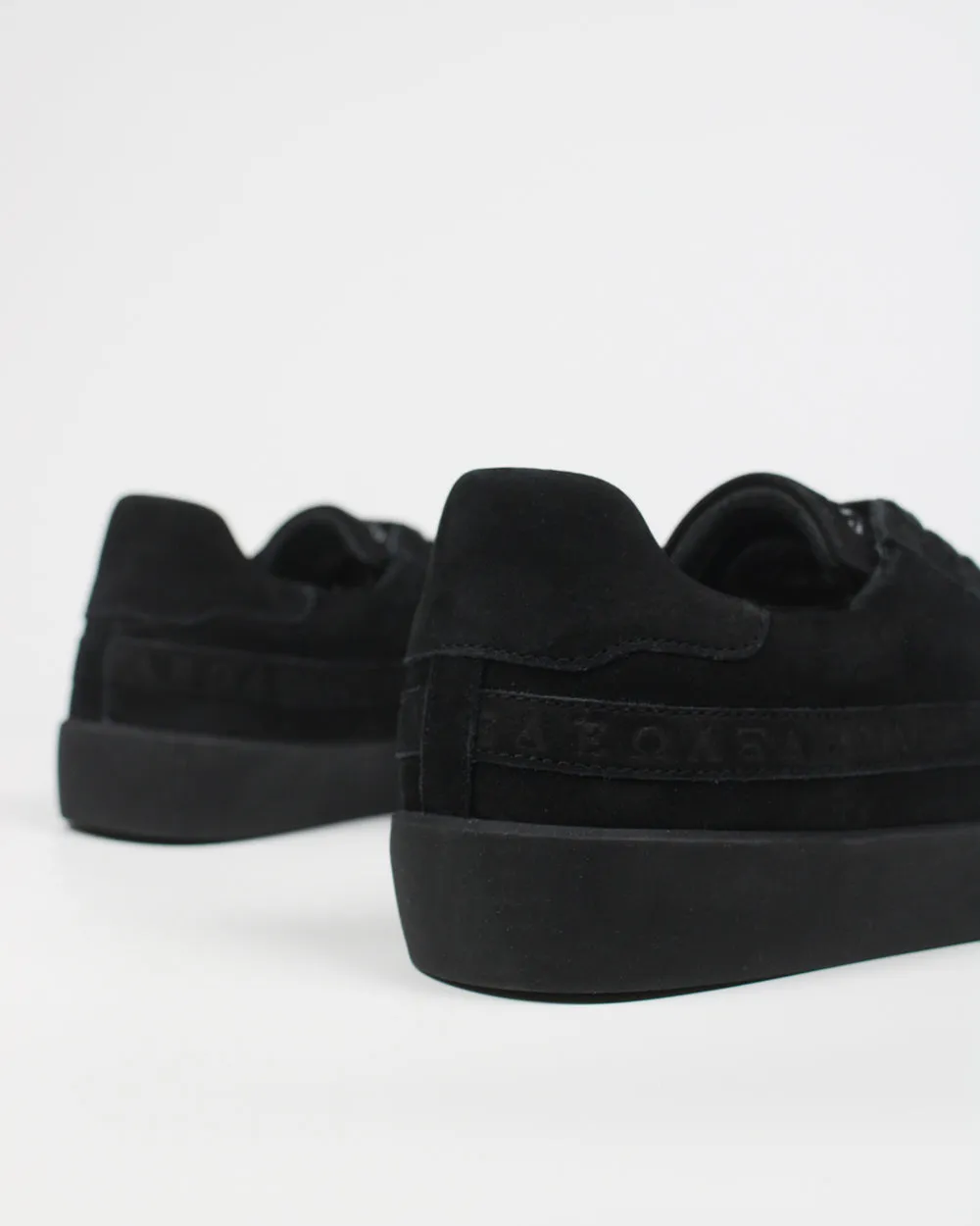 Olympus Low Top Sneakers - Black Nubuck Leather sold by SANS MATIN product image thumbnail 4