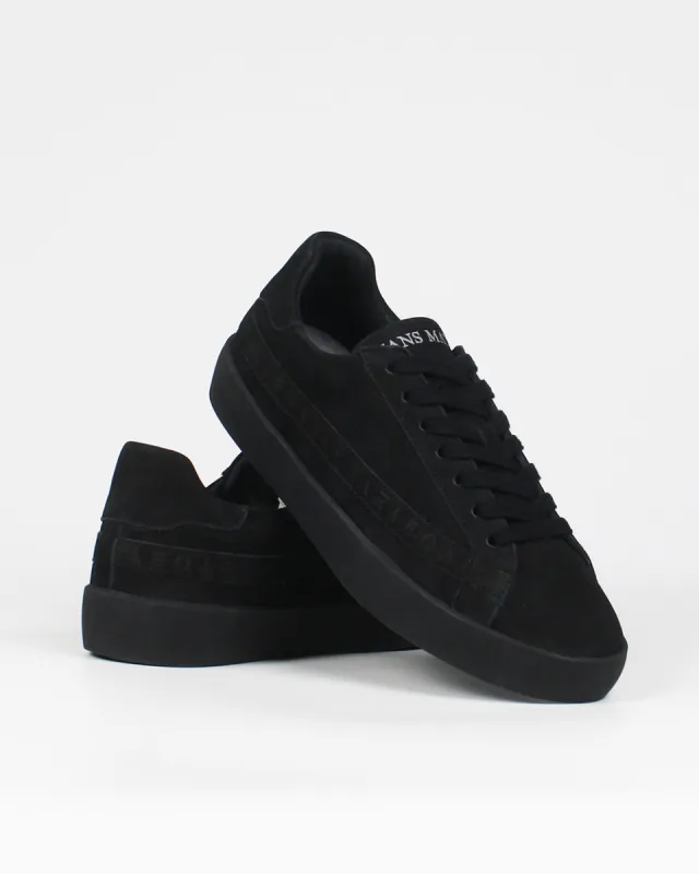 Olympus Low Top Sneakers - Black Nubuck Leather sold by SANS MATIN