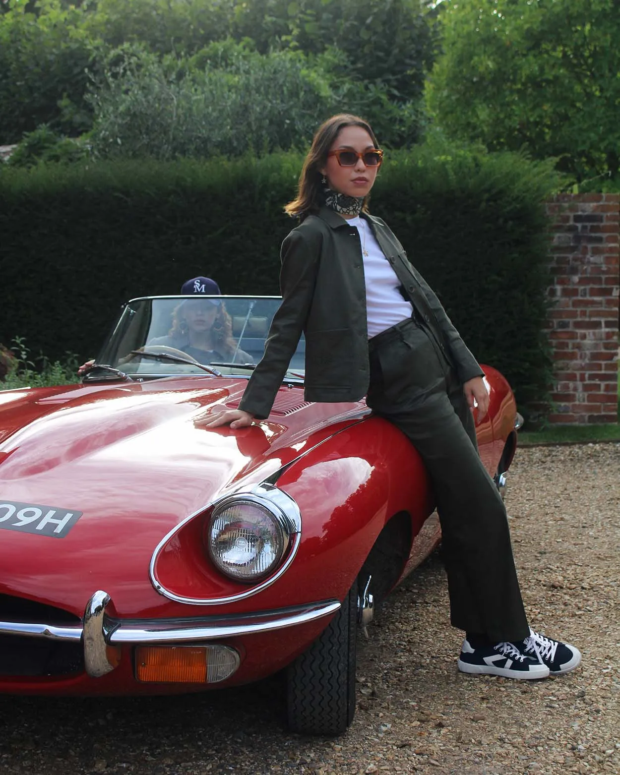 Helios Low Top Sneakers - Black Canvas & White Leather sold by SANS MATIN product image thumbnail 3