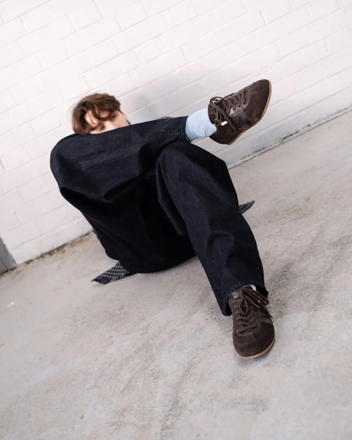 Iris Low Top Sneakers - Chocolate Brown Suede & Leather sold by SANS MATIN product image thumbnail 5