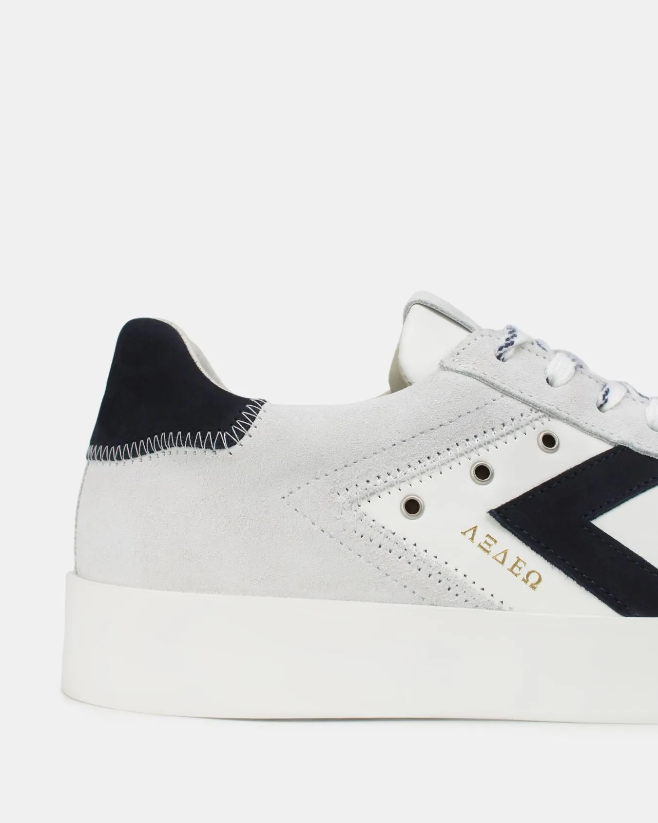 Nyx 03 Low Top Sneakers - Grey Suede & Midnight Blue Nubuck Leather sold by SANS MATIN product image thumbnail 5