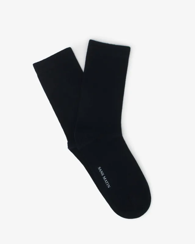 Organic Cotton Socks - Midnight Blue made by SANS MATIN