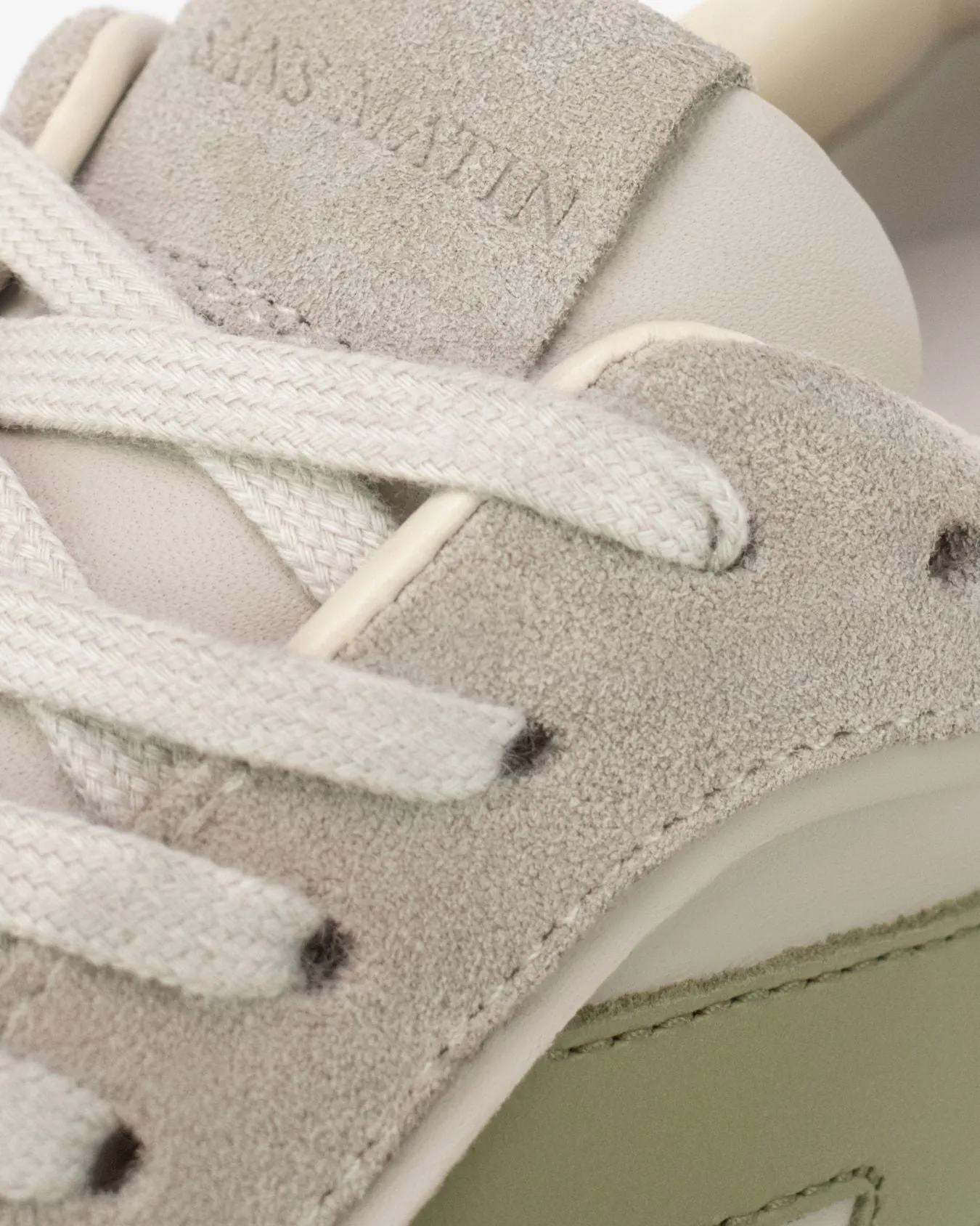 Hera Low Top Sneakers - Sand Leather, Suede & Olive Green Leather sold by SANS MATIN product image thumbnail 3