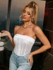 Zip Back Bandana Tube Top sold by Parthea Fashion