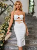 Strap Hollow Out Midi Dress sold by Parthea Fashion