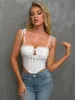 Ruffle Cami Corset Top sold by Parthea Fashion