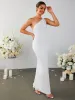 One Shoulder Backless Side Slit Hem Dress sold by Parthea Fashion