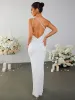 One Shoulder Backless Side Slit Hem Dress sold by Parthea Fashion