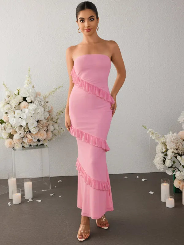 Embellished Mesh Bodycon Tube Dress sold by Parthea Fashion